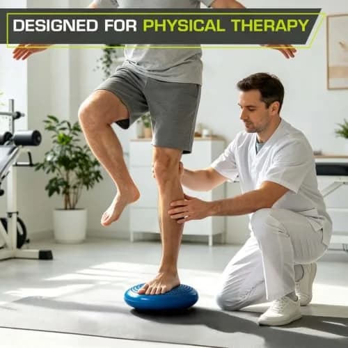 ProSource Core Balance Disc Trainer 14" Blue | Core Stability & Balance Exercise Tool thumbnail 5