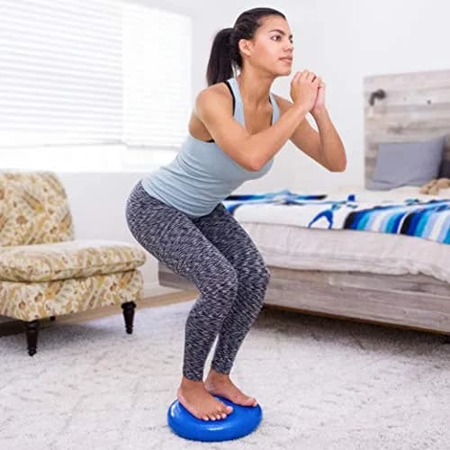 ProSource Core Balance Disc Trainer 14" Blue | Core Stability & Balance Exercise Tool thumbnail 2