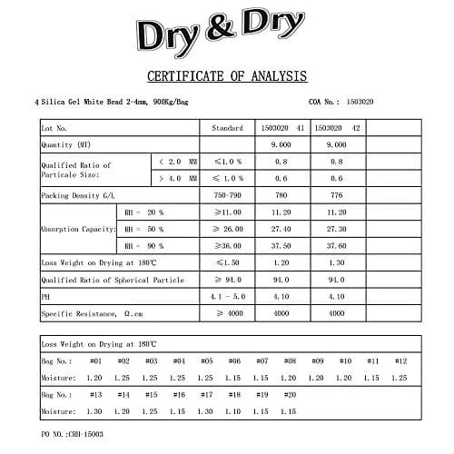 Dry & Dry 2 Gram Silica Gel Packets | Rechargeable Moisture Absorbers for Food & Electronics thumbnail 9