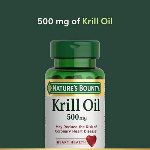 Nature's Bounty Krill Oil 500mg 30 Count Softgels thumbnail 3