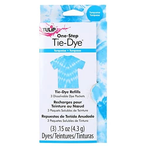 Tulip One-Step Tie-Dye Kit Dye Refill Packs, Turquoise, 12 fl oz (3 x 4 fl oz) | Concentrated Formula Dye thumbnail 1