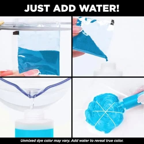 Tulip One-Step Tie-Dye Kit Dye Refill Packs, Turquoise, 12 fl oz (3 x 4 fl oz) | Concentrated Formula Dye thumbnail 4