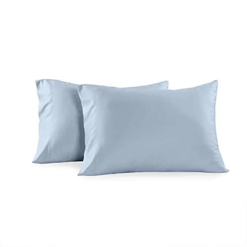 Royal Hotel Bedding Split King Sheets Set, 600 Thread Count Cotton Sateen, Blue | Breathable & Soft Bed Sheets thumbnail 2
