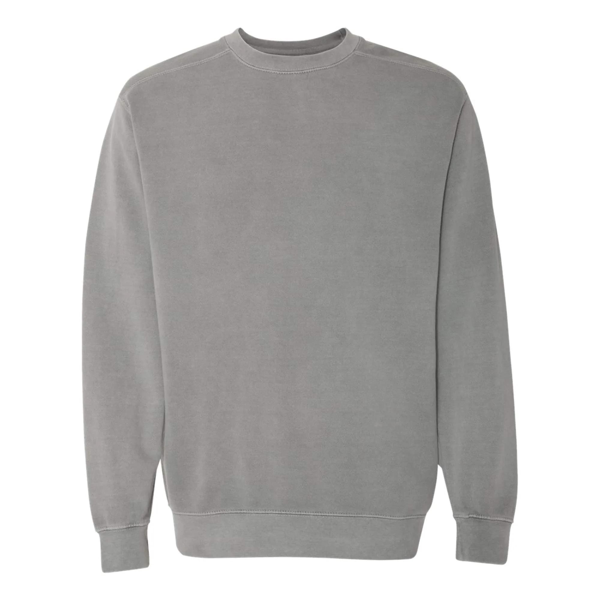 Comfort Colors Crewneck Sweatshirt 1566 XL Grey | Relaxed Fit, 80% Cotton, 20% Polyester - main product image