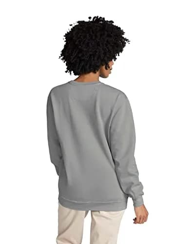 Comfort Colors Crewneck Sweatshirt 1566 XL Grey | Relaxed Fit, 80% Cotton, 20% Polyester thumbnail 2