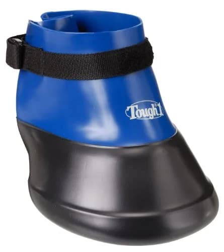 Tough 1 Hoof Saver Boot, Royal Blue, Medium | Triple Layer Foot Protection for Horses thumbnail 1