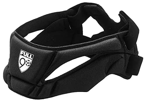 Full 90 Select Performance Soccer Headgear Black Small | Dual-Density Foam Protection thumbnail 1