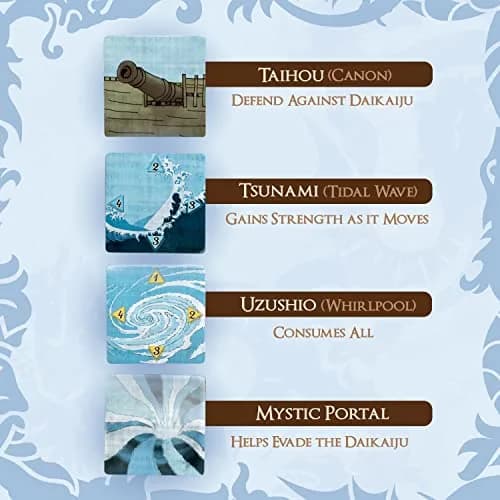 Calliope Tsuro of the Seas - Veterans of the Seas Expansion, Tile Laying Board Game | Adds Tidal Waves & Whirlpools thumbnail 4