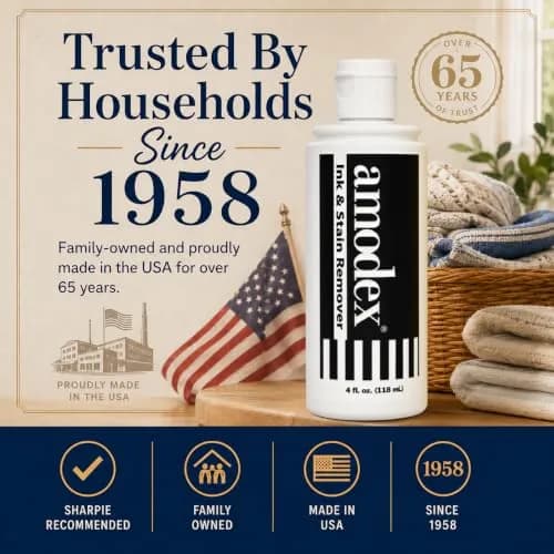 Amodex Ink and Stain Remover Liquid Formula 118ml (4 fl oz) | Professional Strength Stain Removal thumbnail 7