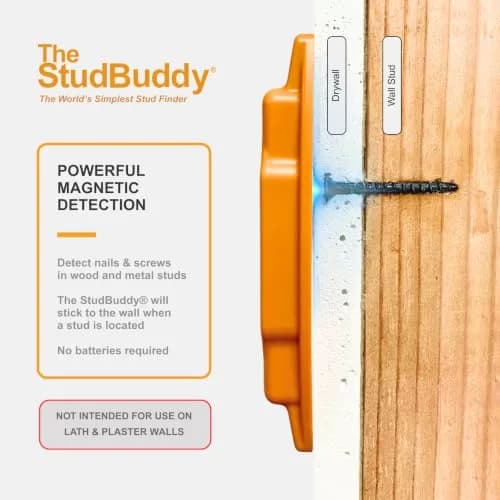 The StudBuddy Magnetic Stud Finder 1pack | Made in USA for drywall & wood thumbnail 4