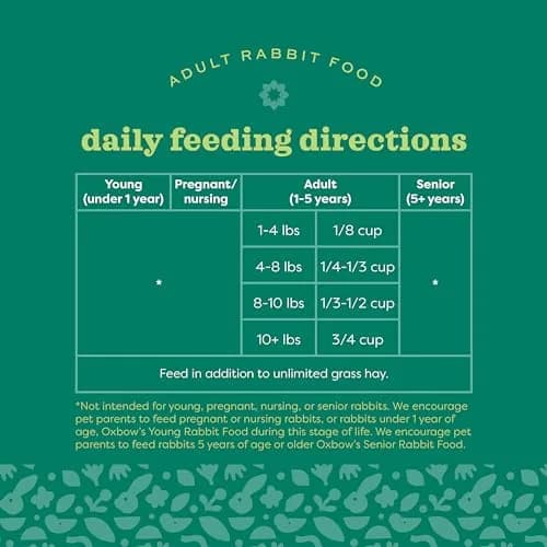 Oxbow Essentials Adult Rabbit Food Timothy Hay Pellets 11.3 kg (25 lb) | Veterinarian Recommended for Adult Rabbits thumbnail 5