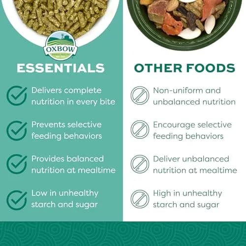 Oxbow Essentials Adult Rabbit Food Timothy Hay Pellets 11.3 kg (25 lb) | Veterinarian Recommended for Adult Rabbits thumbnail 2