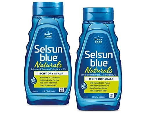 Selsun Blue Shampoo Naturals Dandruff Itchy Dry Scalp 325ml | Moisturizes & Relieves Flakes thumbnail 1