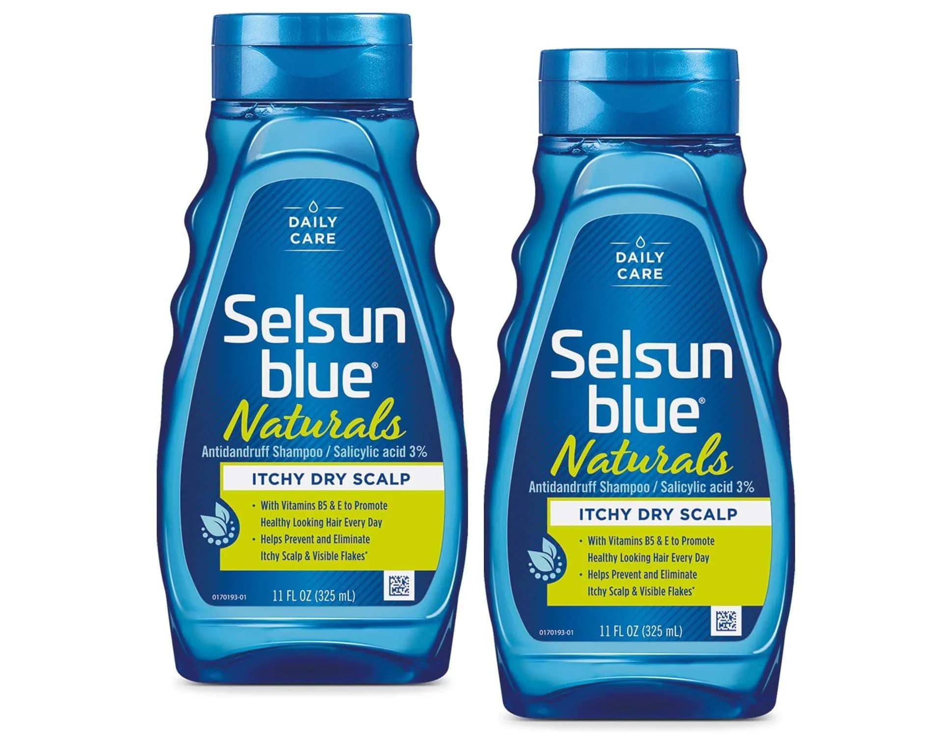 Selsun Blue Naturals Itchy Dry Scalp Antidandruff Shampoo 11 fl. oz. | Controls scalp psoriasis, relieves itching, free from harmful chemicals — 11 Fl Oz