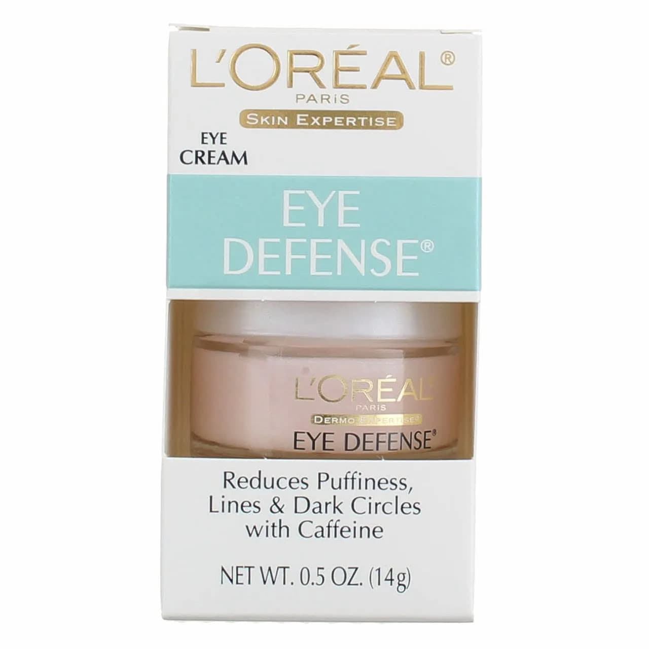 L'Oreal Paris Dermo-Expertise Eye Defense Cream 15ml (0.5 oz) | Dermatologist Tested for Gentleness — 0.5 Ounce