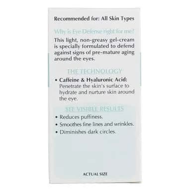 L'Oreal Paris Eye Defense Gel 15ml (0.5 Fl Oz) Pack of 2 | Caffeine & Hyaluronic Acid for Puffiness & Fine Lines thumbnail 6