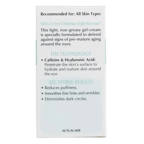 L'Oreal Paris Eye Defense Gel 15ml (0.5 Fl Oz) Pack of 2 | Caffeine & Hyaluronic Acid for Puffiness & Fine Lines thumbnail 2