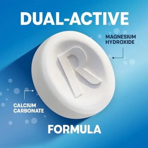Rolaids Ultra Strength Antacid Chewable Tablets Mint 72-Count | Neutralizes 100x Stomach Acid thumbnail 5
