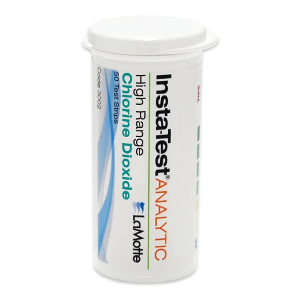 LaMotte Insta-Test 3002 Chlorine Dioxide Test Strips 50 Count | Water Quality Monitoring in India - main product image