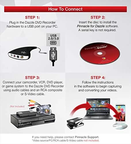 Corel Dazzle DVD Recorder HD Video Capture Device with Pinnacle Studio Software | PC Disc thumbnail 2