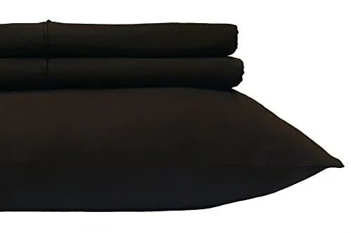 Royal Hotel King Pillowcases, 600 Thread Count Cotton Sateen, Black, 2-Pack | Breathable, Soft Hotel-Quality Bedding thumbnail 1