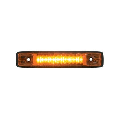 GG Grand General 77650 Amber Thin Line 6-LED Marker and Clearance Sealed Light, Amber/Amber | Street Legal, Bright & Durable thumbnail 1