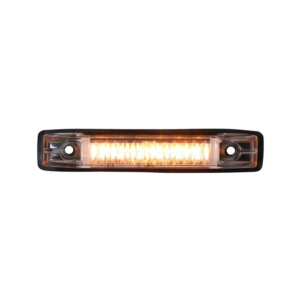 GG Grand General Amber Thin Line 6-LED Marker and Clearance Light with Clear Lens (4 inches / 10.16 cm) - main product image