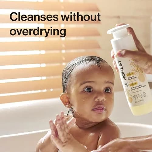 The Honest Company 2-in-1 Cleansing Shampoo + Body Wash | Citrus Vanilla Refresh, 295ml (10 fl oz) | Gentle, Tear-Free, Hypoallergenic thumbnail 3