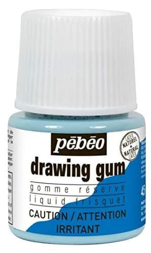 PEBEO Liquid Latex Masking Fluid 45ml | Quick-Dry Watercolor & Gouache Masking Solution thumbnail 1