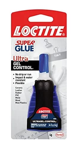Loctite Super Glue Ultra Gel Control 0.14 fl oz (4 ml) | Rubber Toughened Instant Adhesive for Tough Repairs thumbnail 1