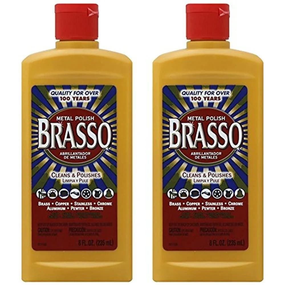 Brasso Metal Polish Liquid 473ml (16 Fl Oz) | Brilliant Shine for Brass, Copper, Stainless Steel