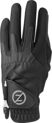 Zero Friction Golf Glove, Left Hand, One Size, Black | All-Weather Synthetic Grip & Breathability thumbnail 1