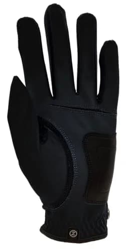 Zero Friction Golf Glove, Left Hand, One Size, Black | All-Weather Synthetic Grip & Breathability thumbnail 2