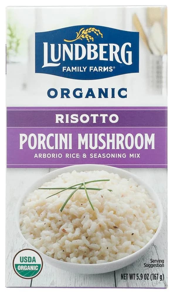 Lundberg Organic Porcini Wild Mushroom Risotto 5.90 Ounces | Gluten Free & Organic - main product image