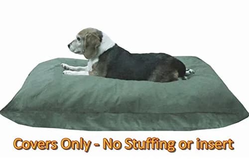Dogbed4less DIY Pet Bed Pillow Denim Cover 36"X29" | Waterproof & Washable thumbnail 6