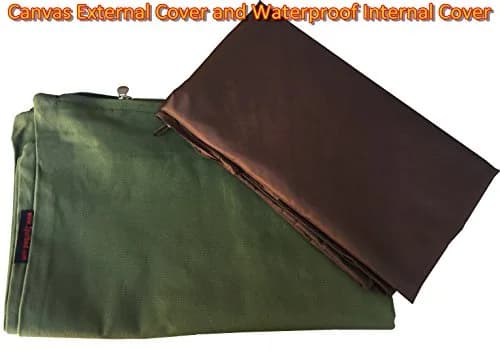 Dogbed4less DIY Pet Bed Pillow Cover 48"X29" | Cotton Canvas, Waterproof, Large thumbnail 2