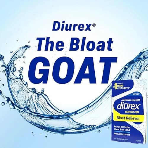 Diurex Water Pills Caffeine-Free Max Strength | Relieve Water Bloat Up to 6 Hours, 48 Count thumbnail 6