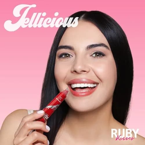Ruby Kisses Jellylicious Lip Gloss 1 Count Juicy Lip Service | High-Shine, Non-Sticky Hydrating thumbnail 6