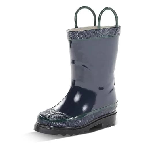 Western Chief Kids Firechief 2 Waterproof Rain Boot, Navy, 8 | Kid-Friendly Waterproof Rain Boot for Adventure thumbnail 1