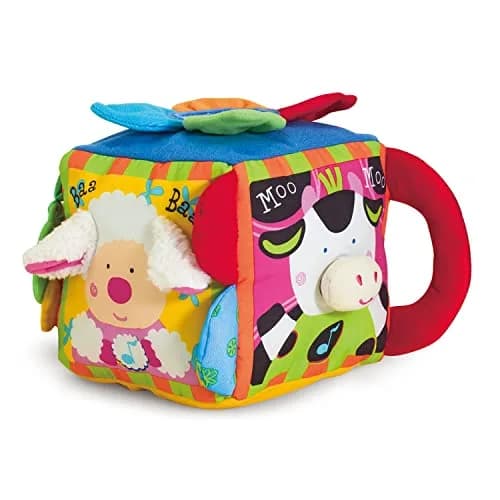 Melissa & Doug Musical Farmyard Cube Educational Baby Toy | Animal Sounds & Melodies, Compact & Durable thumbnail 4