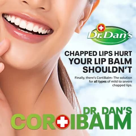 Dr. Dan's Cortibalm Lip Balm 3-Pack 1% Hydrocortisone | Heals & Soothes Dry, Cracked Lips thumbnail 5