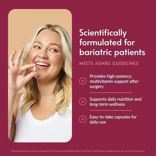 Bariatric Advantage Ultra Multivitamin with Iron, 90 Capsules | Supports Nutrient Absorption & Long-Term Wellness thumbnail 2