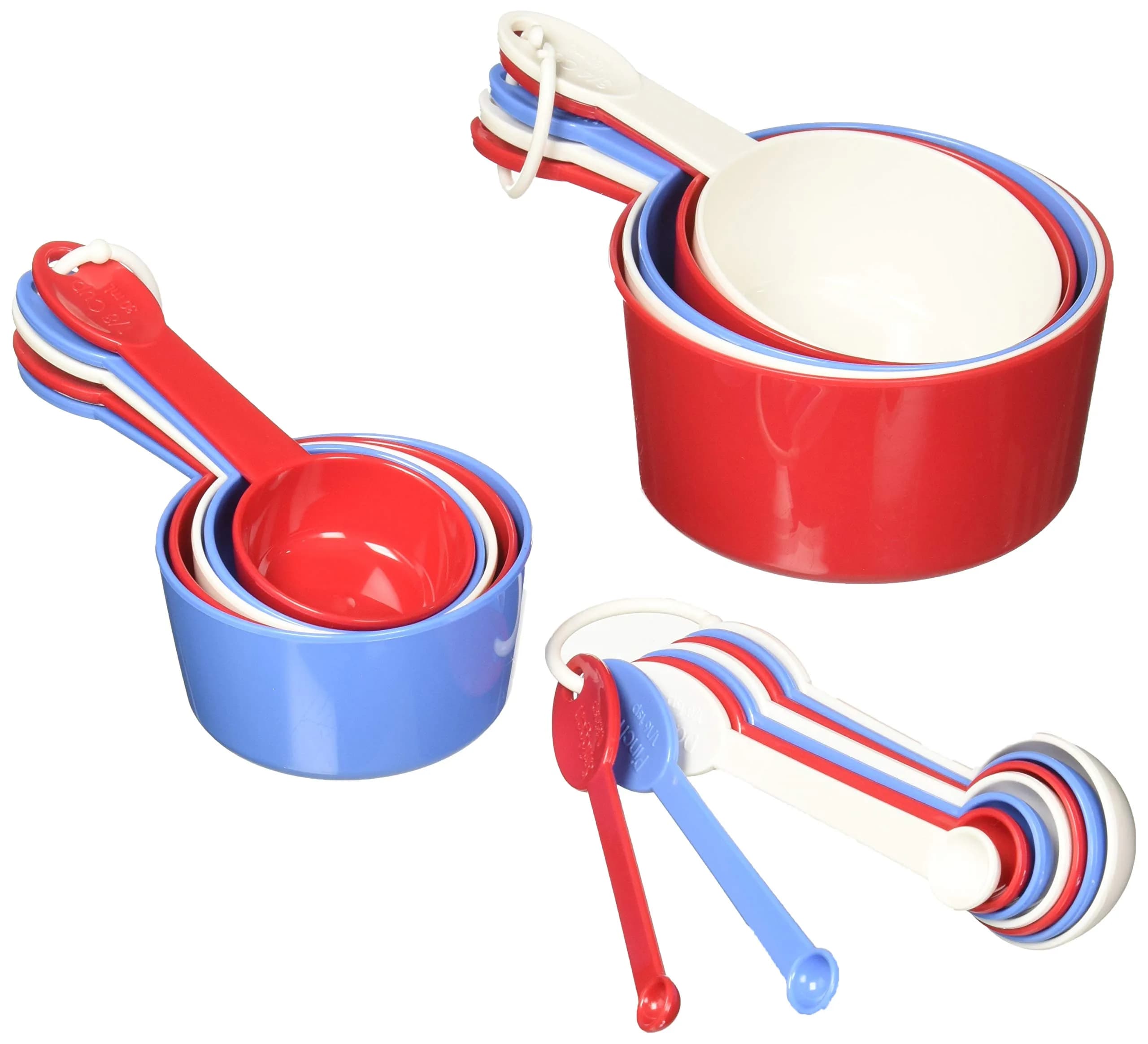 PrepWorks Ultimate 19-Piece Measuring Cup and Spoon Set 480ml (2 Cups) | Standard & Metric Markings for Baking - main product image