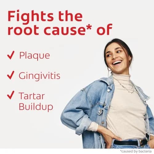 Colgate Total Alcohol Free Mouthwash, Peppermint, 500 mL | 12HR Germ Protection, Fresh Breath, ADA Accepted thumbnail 2