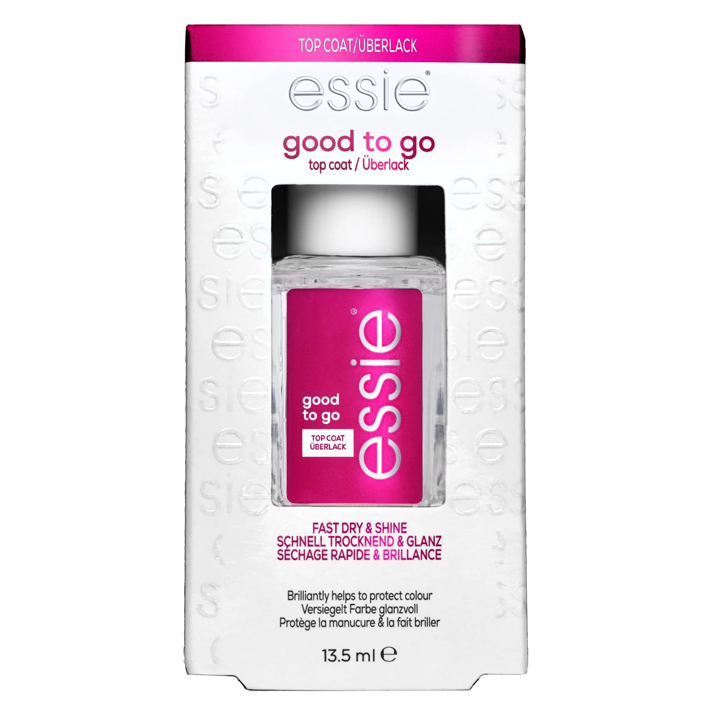 essie Gel Setter Top Coat Nail Polish 13ml (0.46 fl oz) | Gel-Like Finish & Chip Resistance — Good To Go Top Coat / TOP COAT