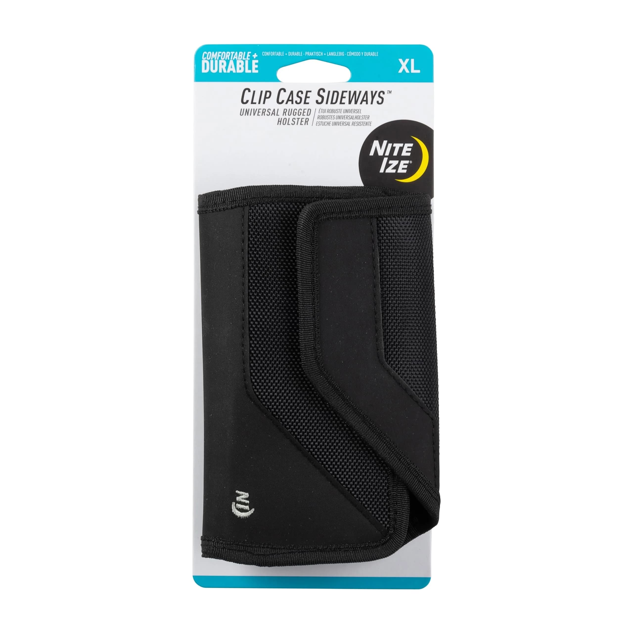 Nite Ize Clip Case Sideways Universal Rugged Holster - Belt Clip Phone Case XL | Heavy Duty & Protective