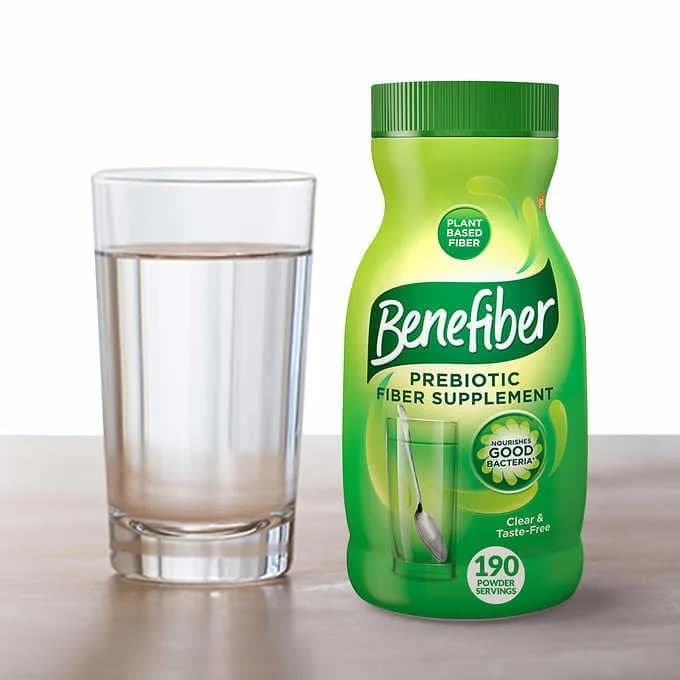Benefiber Sugar Free Fiber Supplement Powder 722g (25.5 oz) | 190 Servings, Unflavored, Gluten-Free thumbnail 4