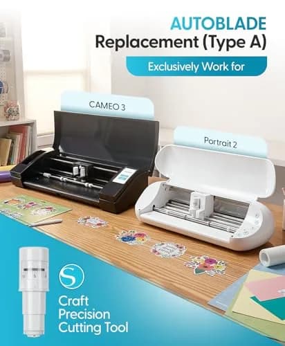 Silhouette America Cameo 3 Auto Blade Replacement | Sintered Tungsten Alloy for Precise Cutting thumbnail 2