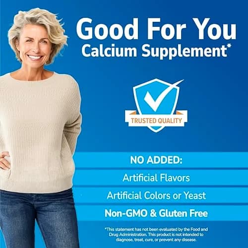 21st Century Calcium Citrate Plus D Maximum Caplets, 120 Count (630 mg Calcium / 500 IU D3) | Bone Health Support thumbnail 4