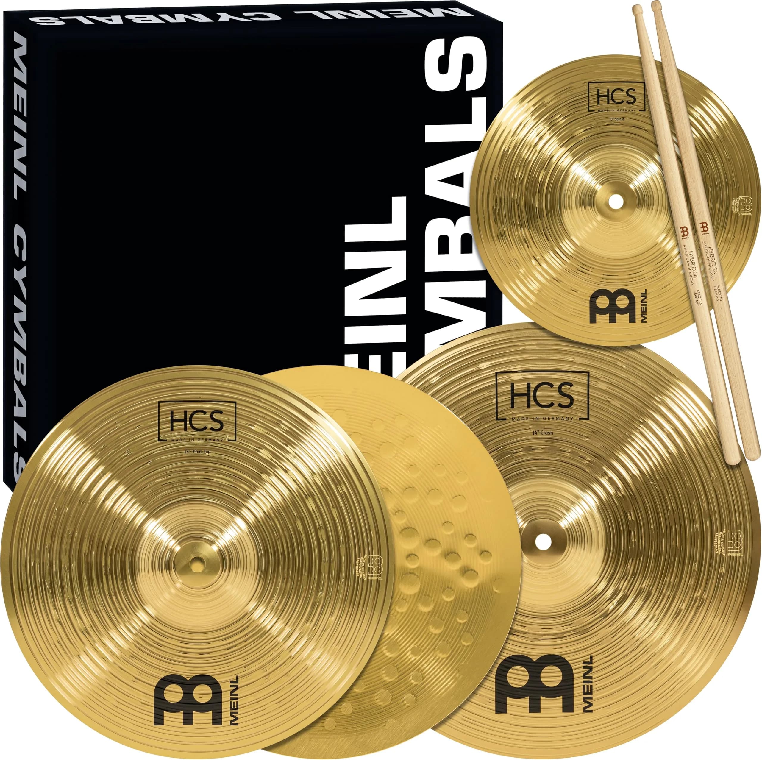 Meinl Percussion HCS 8" Splash Cymbal — German Brass Alloy | Bright, Quick Accent — Traditional finish